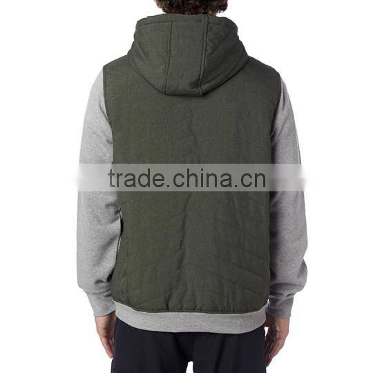 2016 new style heavy fleece nylon jacket hoodie men