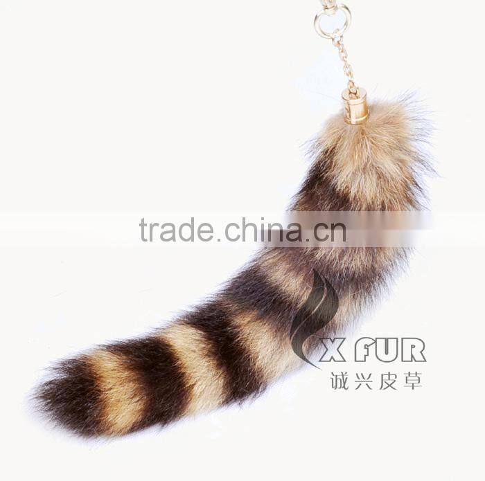 CX-R-13 Promotional Gift 2014 New Items Raccoon Tails Key Chains