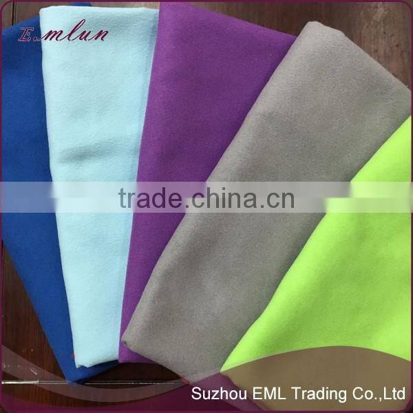 blank pure color towel Camping Travel Sports Microfiber Towel for custom Transfer Printing