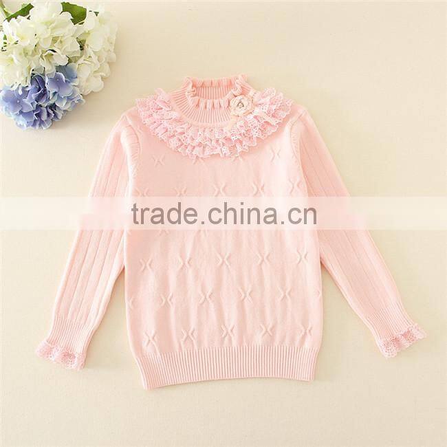 Chinese Manufacturering High Quality Fashion Design Kids Sweater Girls Pullovers