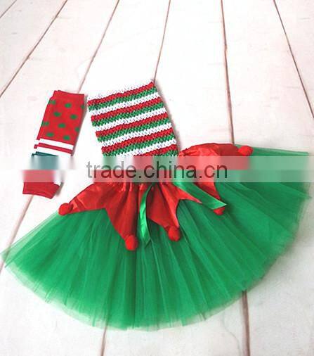 2014 new arrival christmas girls puffy tutu skirt for girls