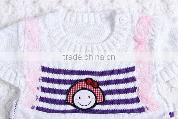 Baby Girl Summer Dress Stripe Knitting Dresses