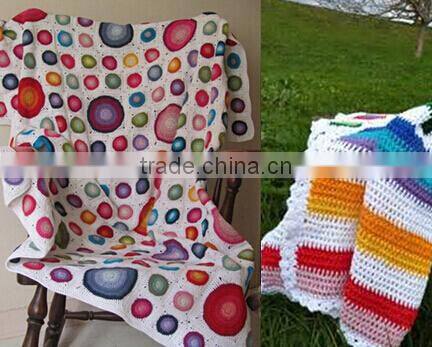 2015 high quality crochet blanket