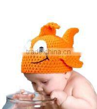 Hand Made Cartoon Animal Winter knitted Baby Crochet Hat