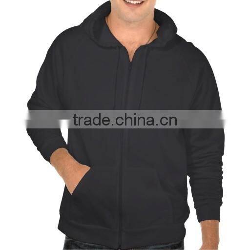 custom prinit cotton zipper sweatshirt no hood