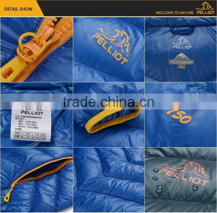 Ultra Light Outdoor 850 Men Goose Down Feather Jacket With Hood