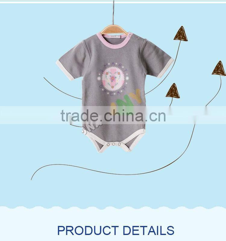 100% Cotton Summer Baby Carters Romper Blank Kids Bodysuit