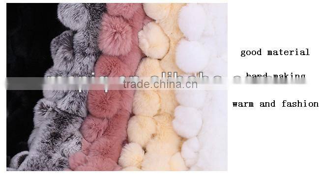 fashion rabbit fur scarf