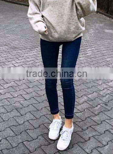 Runwaylover Elastic Fashion Blue Denim Jeans Women Top Quality Wholesale