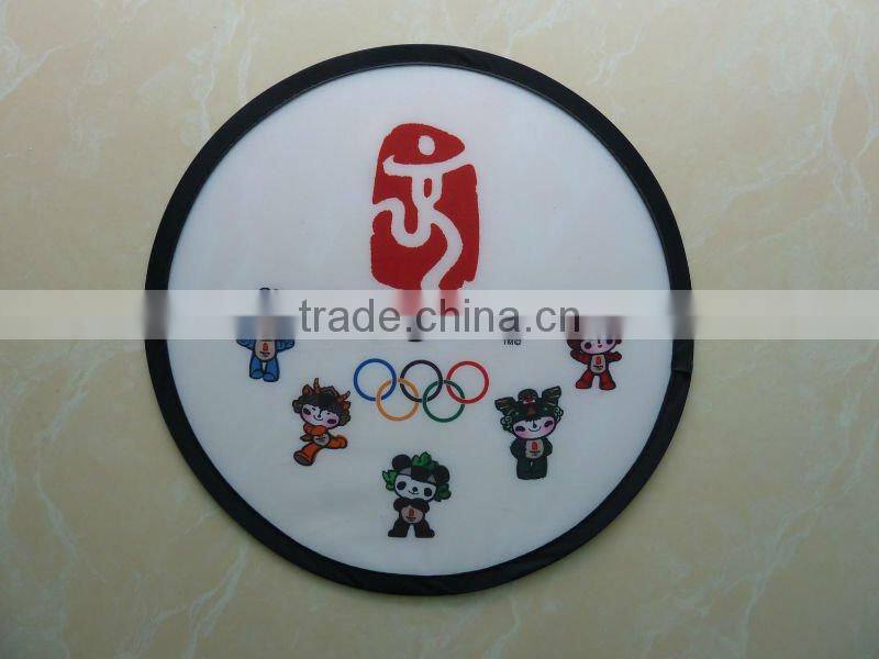 nylon foldable cloth frisbee