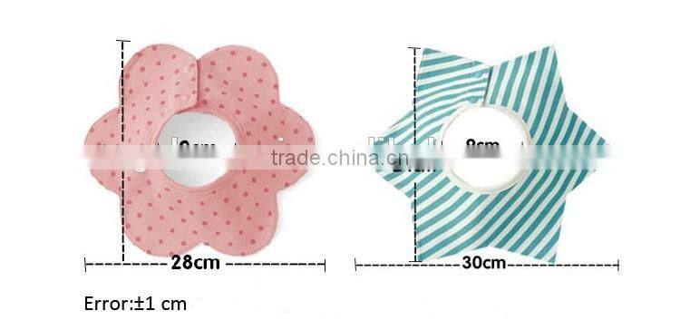 Waterproof cotton necklace pattern baby bibs