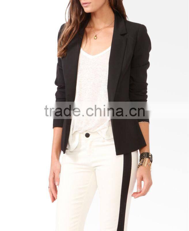 Squared Hem Blazer