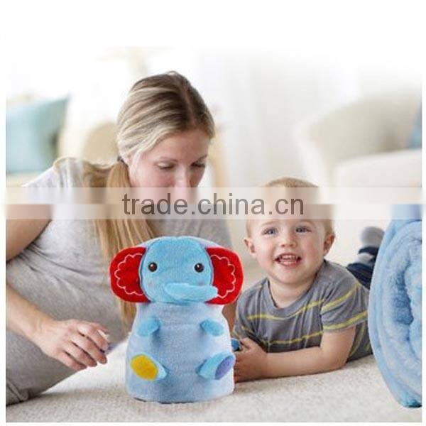 soft knit baby animal receiving blanket whosale made in china