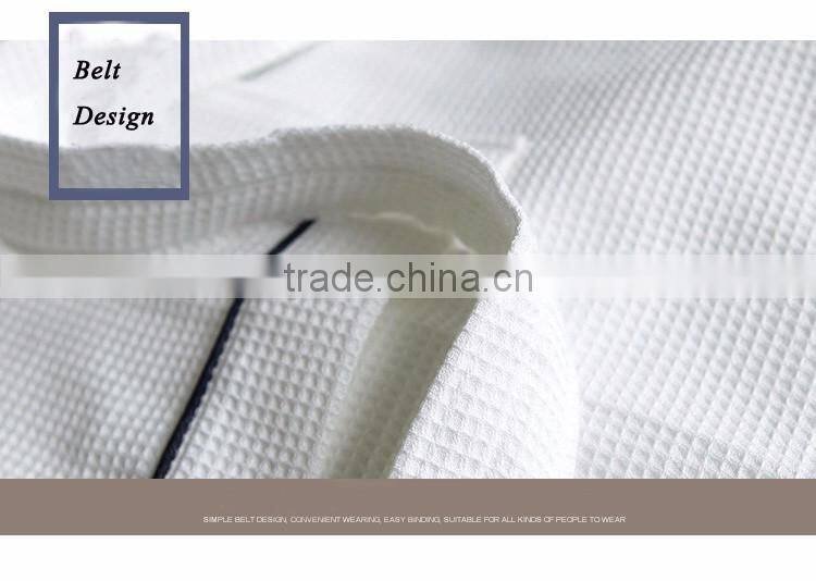 Fancy bathrtobe cotton robes waffle