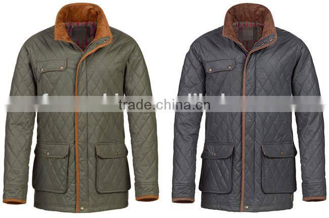 2016 Water Repellent Nylon Quilted Hunting Jacket