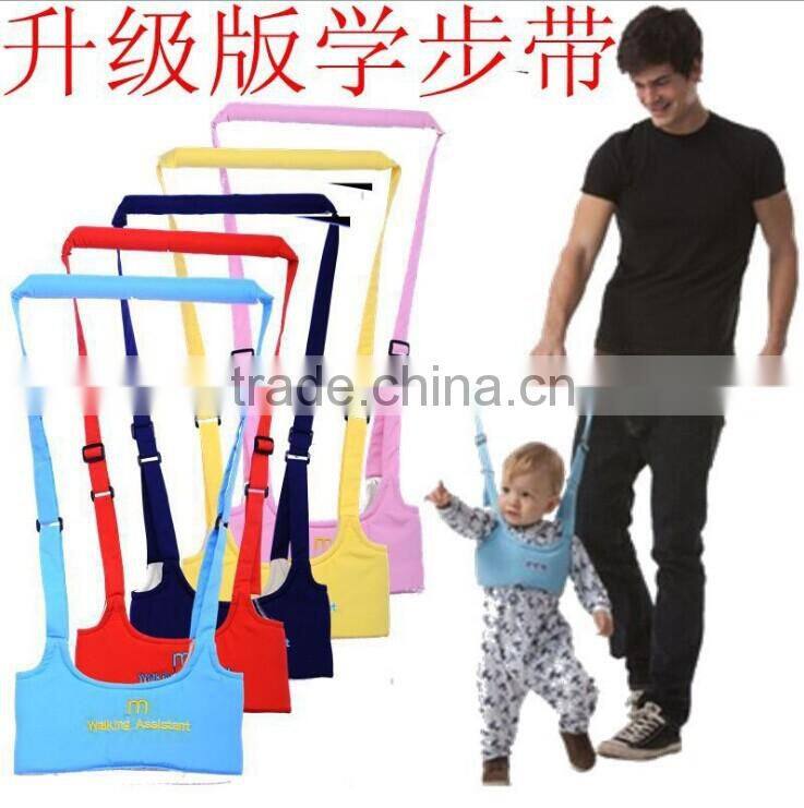 Dark Blue walker With bar updated more easily baby learn to parents do not bending over Reduces back pain