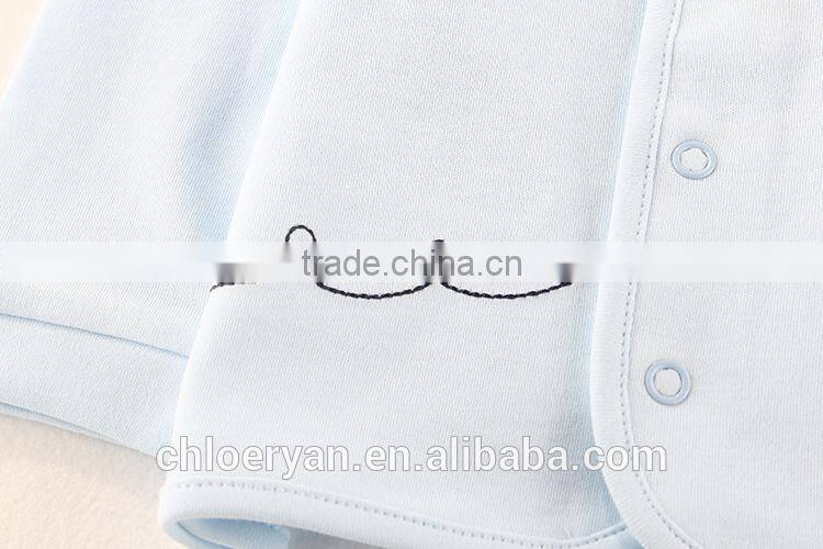 100% cotton 0-3 month baby boy suits long sleeve infant warmer clothing