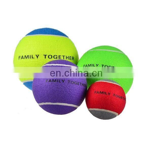 Double Color Felt Rubber Inflatable Gaint Tennis Ball