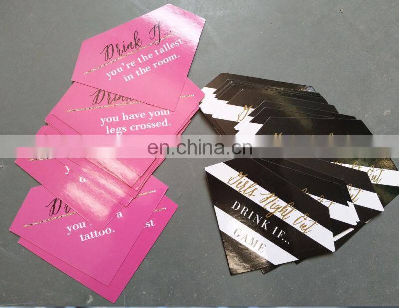 girls night out 24pcs party drink if game card