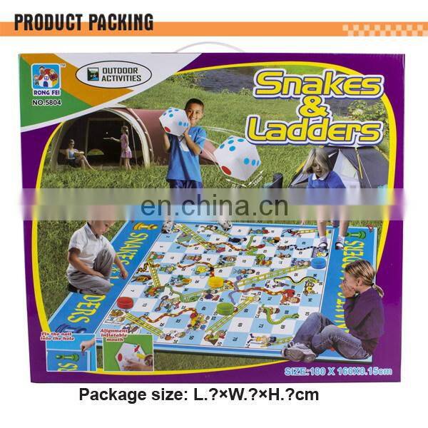 Hot family giant outdoor chess set toy SNAKES&LADDERS