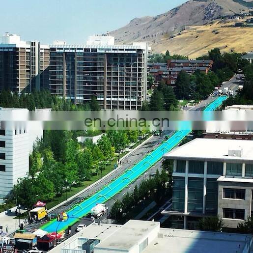 Long Double-Lane water sports Inflatable Slip Slide