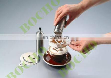 customized cappuccino stencil