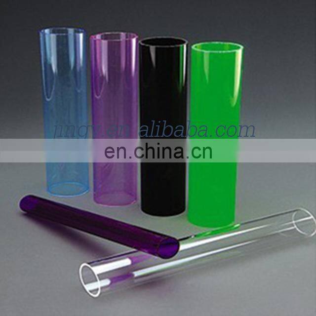 tansparent different size with solid quality acrylic tube