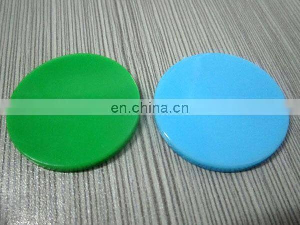 Promotionals custom design blank plastic token coin