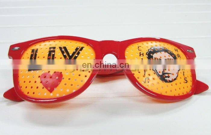 Pinhole Glasses to Correct Eye Vision