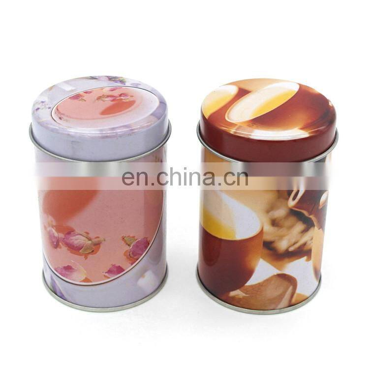 2015 hot sale tall round food tin/round tin can for food storage or packaging