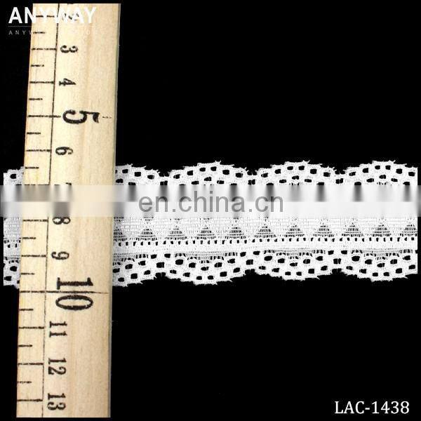 New arrival trim african lace fabric;spandex lace trim;spandex lace for women