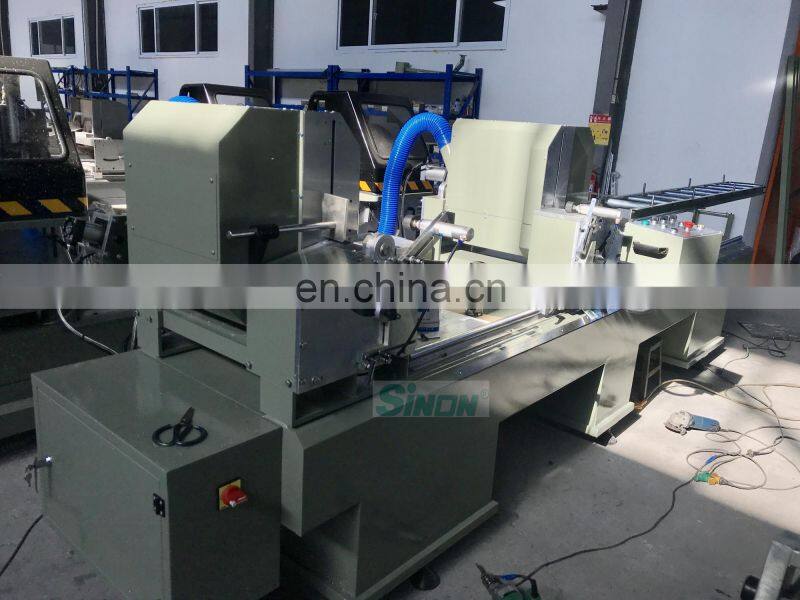 Double Heads Mitre Cutting Saw / PVC Window and Door Complete Plant