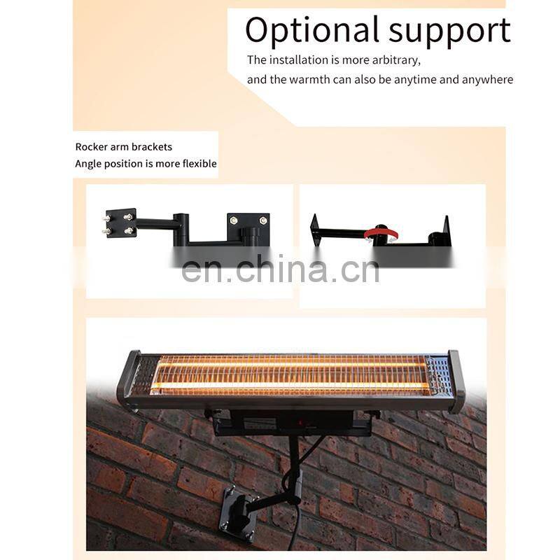 Wall beautiful and practical electronic halogen heater