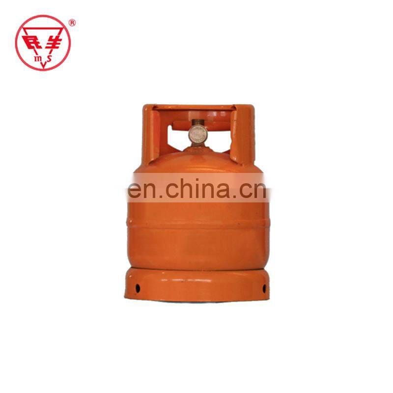 Factory Supplying 3Kg Lpg Cylinder Refillable For South Camping In Africa
