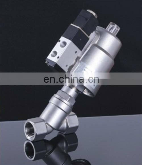 JF 100 50 1 25 Y G angle seat valve,BSP thread single acting(NC) enter above seat