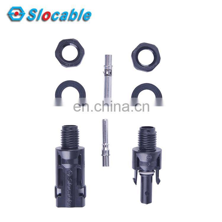 Compatible CN40 IP68 Waterproof Connector with Solid Copper Pin for Solar Panels