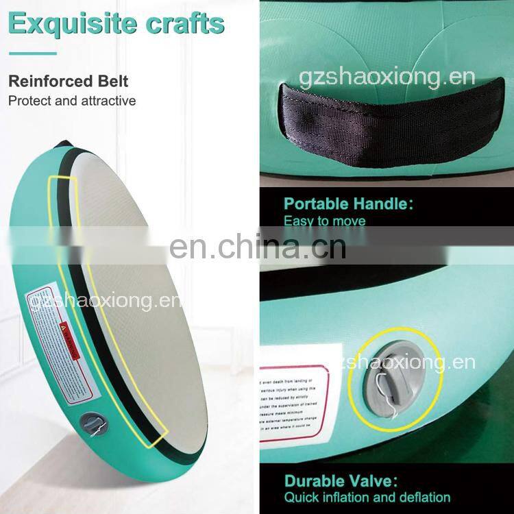 Mini Inflatable Round Air Track Airtrack Tumbling Airspot Mat Gymnastics Fitness Training Equipment Circle Air Spot for Sale