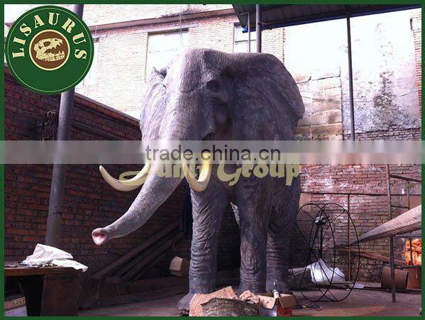Lisaurus-KL- Customized life size artificial elephant for shopping mall