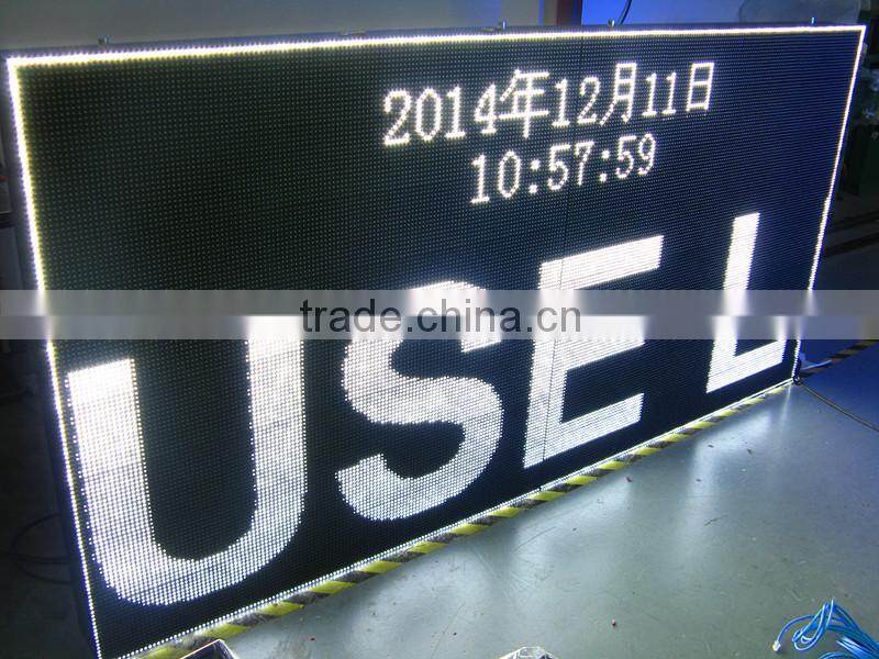 white color video xxx p10 led display price outdoor IP65 CE proved