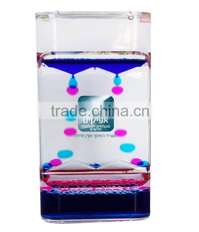 Small Hourglass Sand Timer, Acrylic Liquid Gel Timer Hourglass