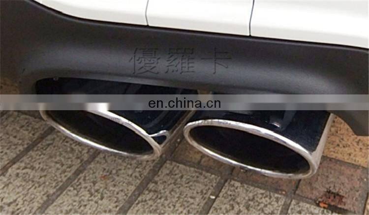 C CLASS W204 C63 stainless steel muffler metal coating round muffler exhaust pipe for C180 C200 C300 C63 muffler tip