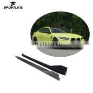 JCSportline G80 Pre-preg Front Canards for BMW 3 4 Series G80 M3 G82 M4 2D 4D 2021-2022