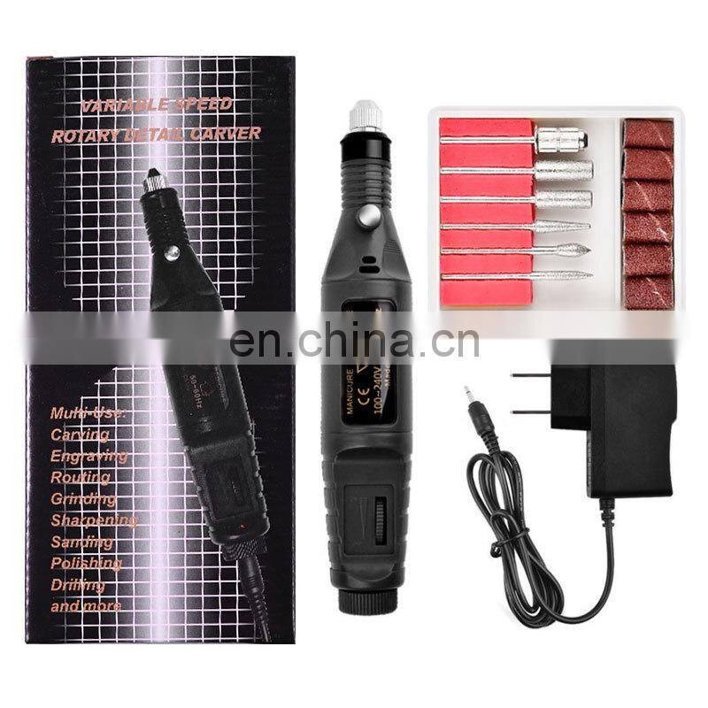 Hot Sell Japan Korea 0-20000RPM Portable 25000RPM Manicure Electric Nail Drill Machine Nail File Machine