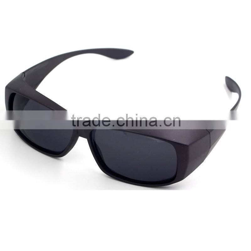 Vintage custom frame dark lens sunglasses black frame cycling driving fishing running riding outdoor sports