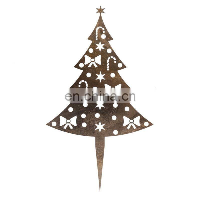 Christmas metal wall art