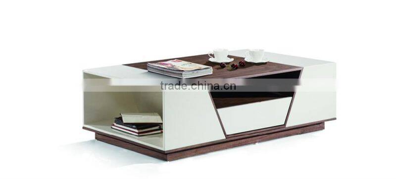 2016 living room center table with drawers