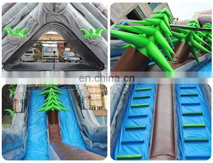 Commercial Large Small Cheap Tobogan Plastic Action Air Inflatable Slides Bounce House Water Pool Slide for Adults