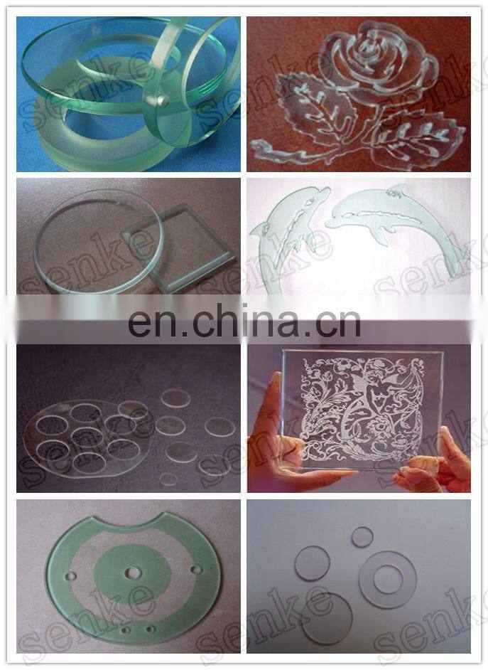 Semi-Automatic glass slides cutting machine square Rectangle Circle 1300*1300mm SKQ-2536 vacuum table