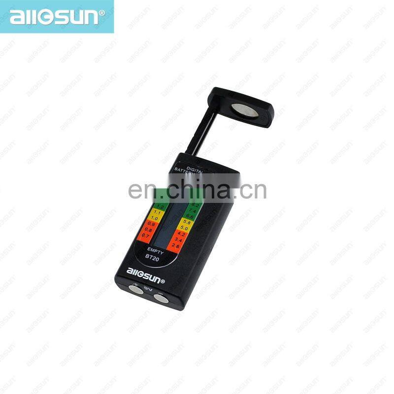 All-sun BT20 Hot Sale Household Digital Battery Tester 1.5V 9V AAA AA C D Battery Capacity Tool in Pocket Size