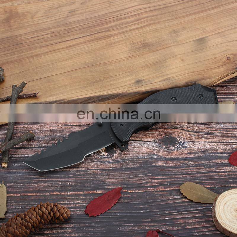 Outdoor Duty Knife Stainless Steel with Non-Slip G10 Handle For Camping Survival Knife